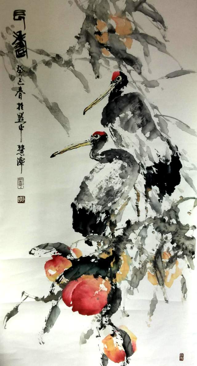 以百草生机绘时代新长征，李历受邀参展，展现艺术新风采