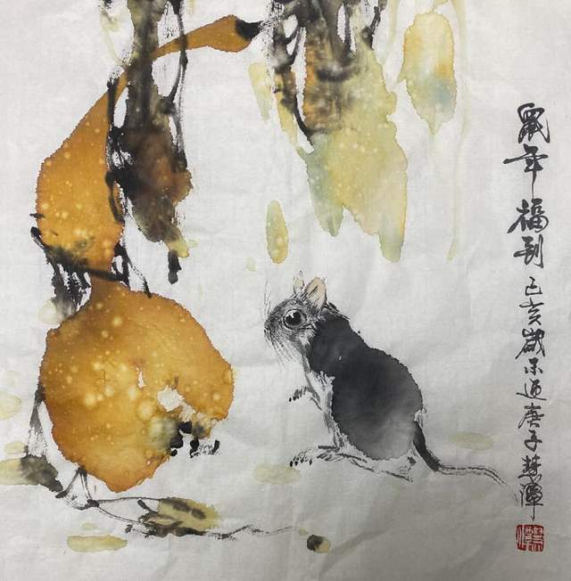 以百草生机绘时代新长征，李历受邀参展，展现艺术新风采