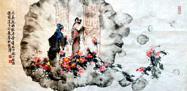 以百草生机绘时代新长征，李历受邀参展，展现艺术新风采