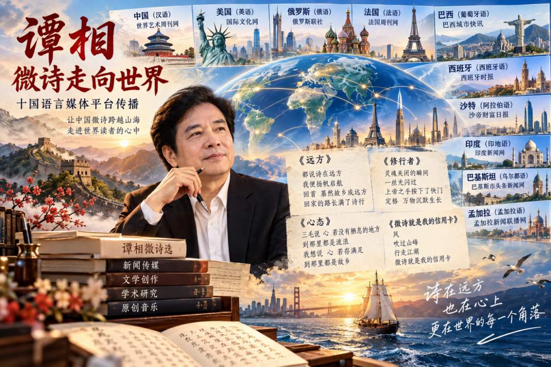 图片[3]-诗在方寸间——从微诗走向世界说起，记旅美微诗人谭相-华闻时空