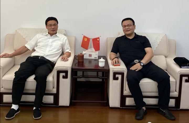 走进宁波象山 宁波侨商会会长徐旭昶一行拜访象山县委书记潘银浩