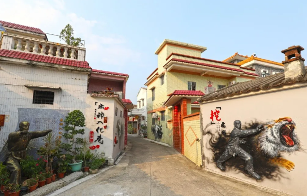 新会崖门京梅村武出特色乡村游